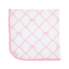 Load image into Gallery viewer, Baby Buggy Blanket - Belle Meade Bow - Pier Party Pink
