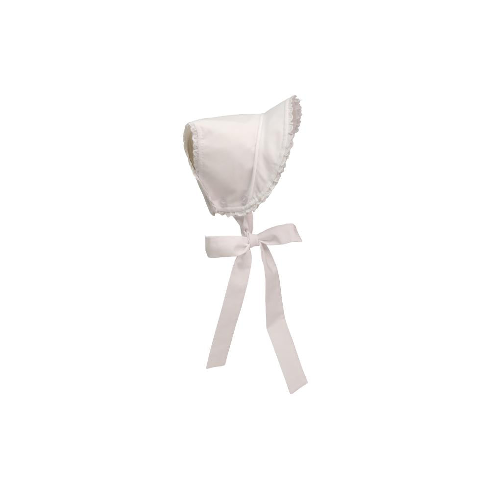 Catesby Country Club Bonnet - Worth Ave White - Broadcloth