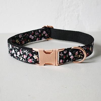 black bandana dog collar