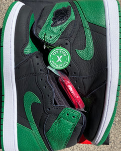 pine green jordan 1 size 9