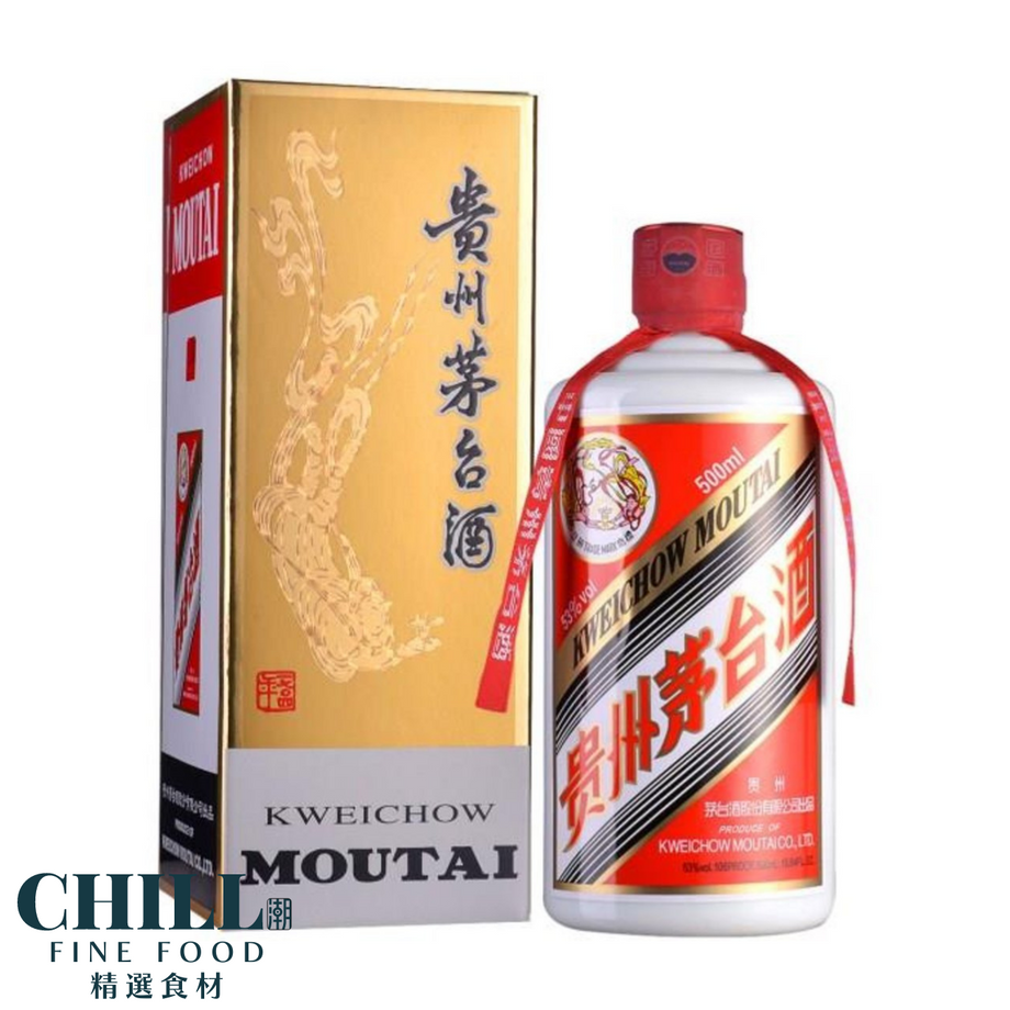 貴州茅台酒 マオタイ酒 五星 干支ボトル 兎年 500ml 53% - ドリンク 