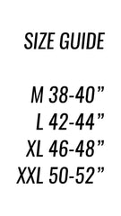 SIZE GUIDE FOR HAFOD TSHIRTS