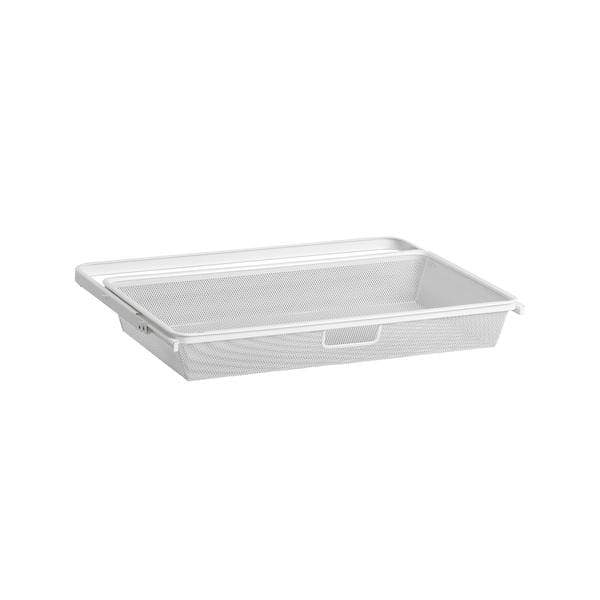 Panier-tiroir filet coulissant, 605x85mm / 336mm / blanc