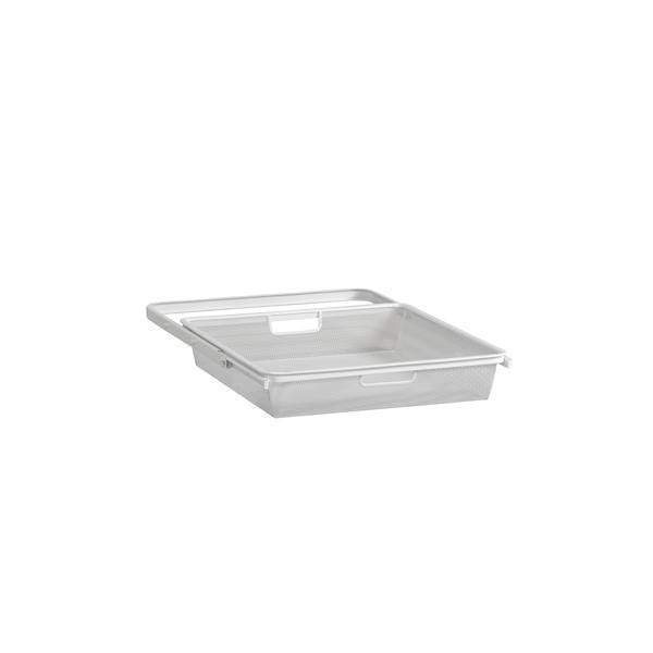 Panier-tiroir filet coulissant, 450x85mm / 336mm / blanc