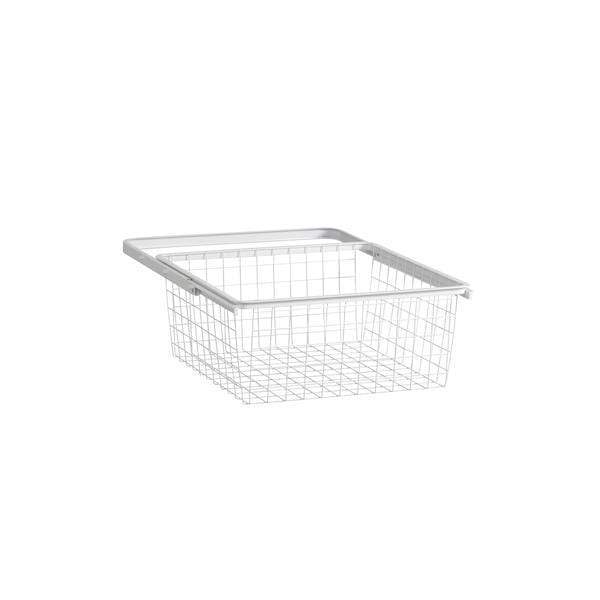 Panier-tiroir fil coulissant, 450x185 mm / 430mm / blanc