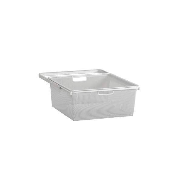 Panier-tiroir filet coulissant, 450x185mm / 430mm / blanc