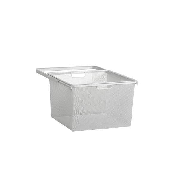 Panier-tiroir filet coulissant, 450x285mm / 430mm / blanc