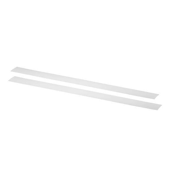 Cache-lisses Système Suspendu (lot de 2), 581mm / blanc