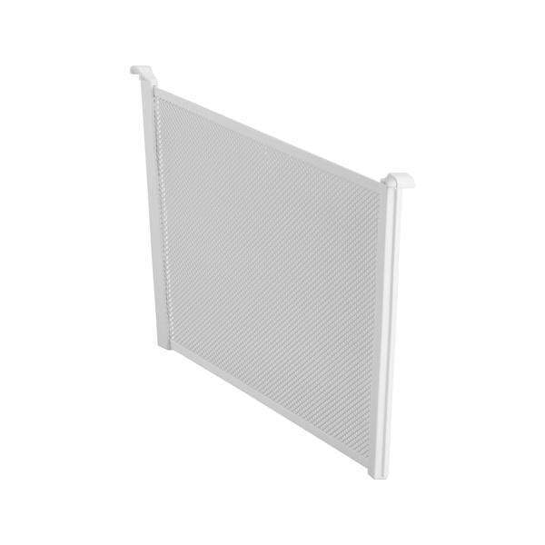 Separateurs panier-tiroir coulissant filet, P40 x 180 mm / Blanc