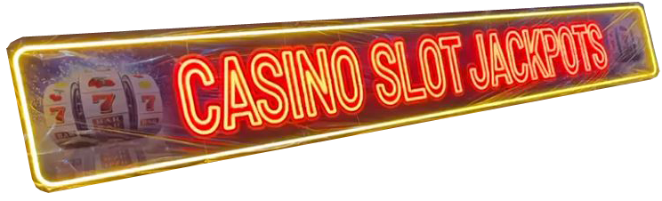 Casino Slot Jackpots, LED neon style sign great for an amusment arcade