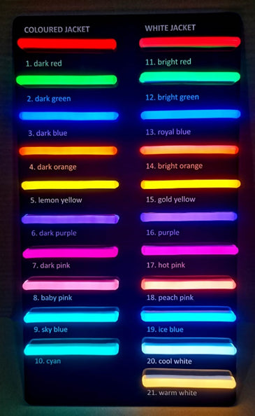LED Neon colour range
