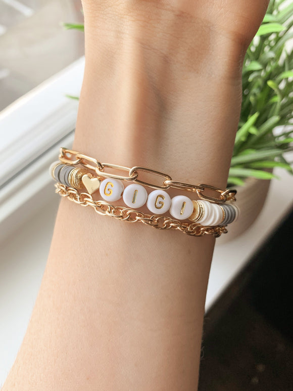 Love Letters | Custom Name Bracelet-Carolyn Jane's Jewelry