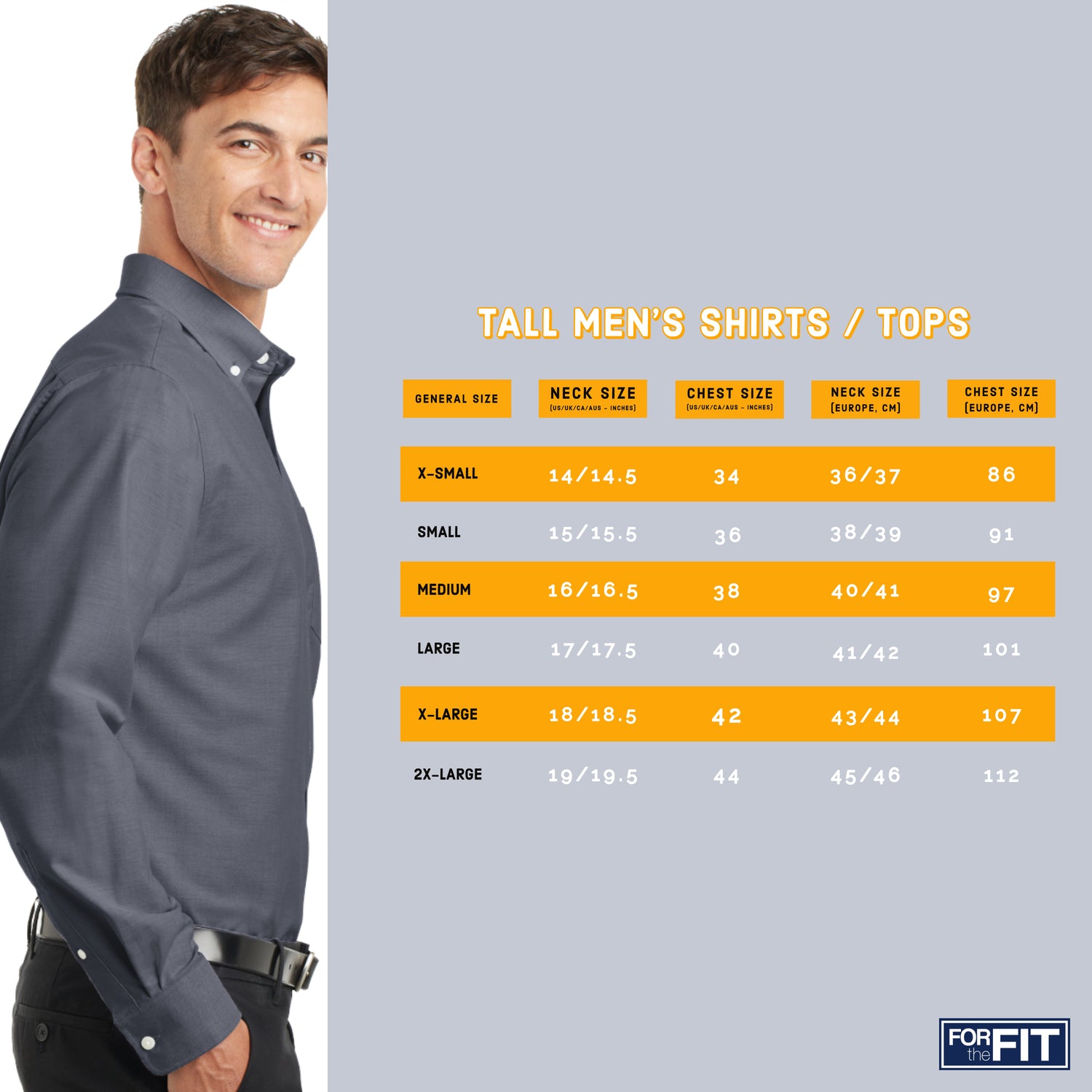 Tall Clothing Size –