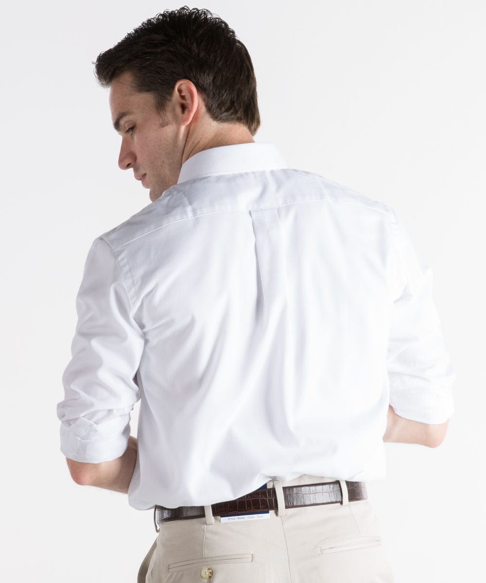 plaag expositie onregelmatig Tall Men's No Iron White Cotton Dress Shirt, Long Sleeve - FINAL SALE –  ForTheFit.com