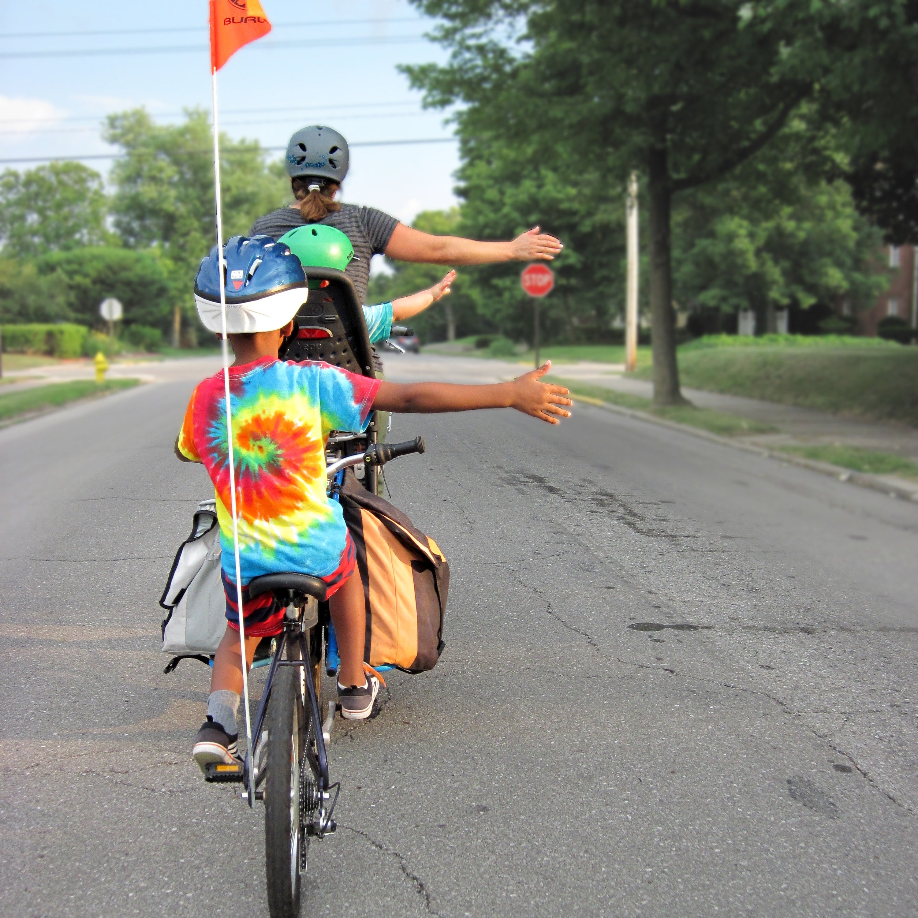 ebike riding with kids