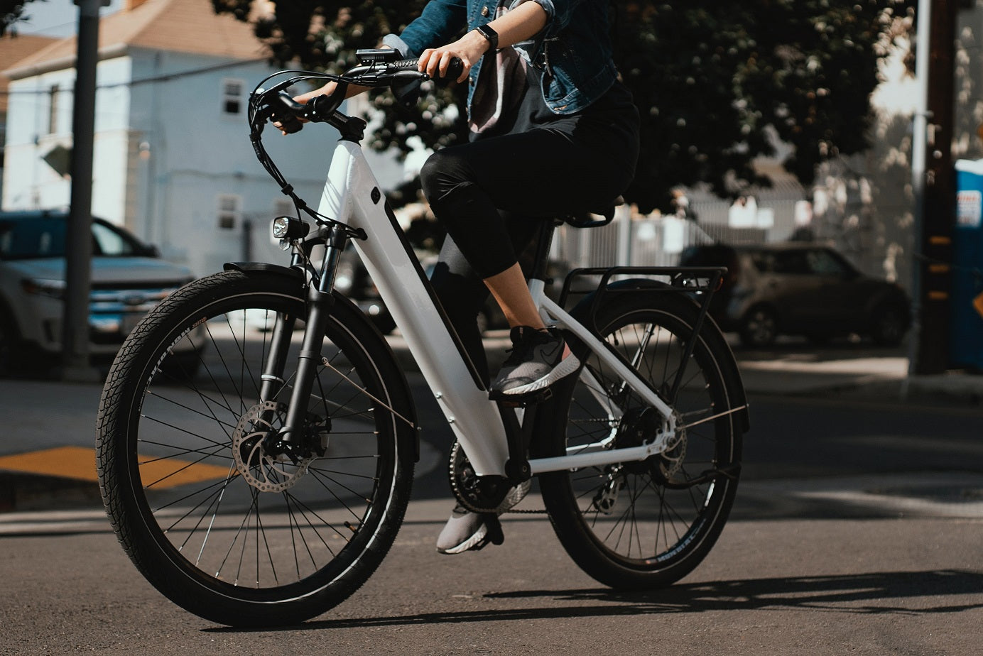 Riding an ebike