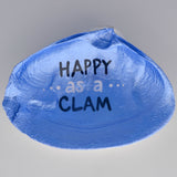 Happy as a Clam Shell Dish | Jewelry Dish - Spoon Rest - Soap Dish - Cranberry Collective - Cape Cod Gifts - Beach and Nautical Decor