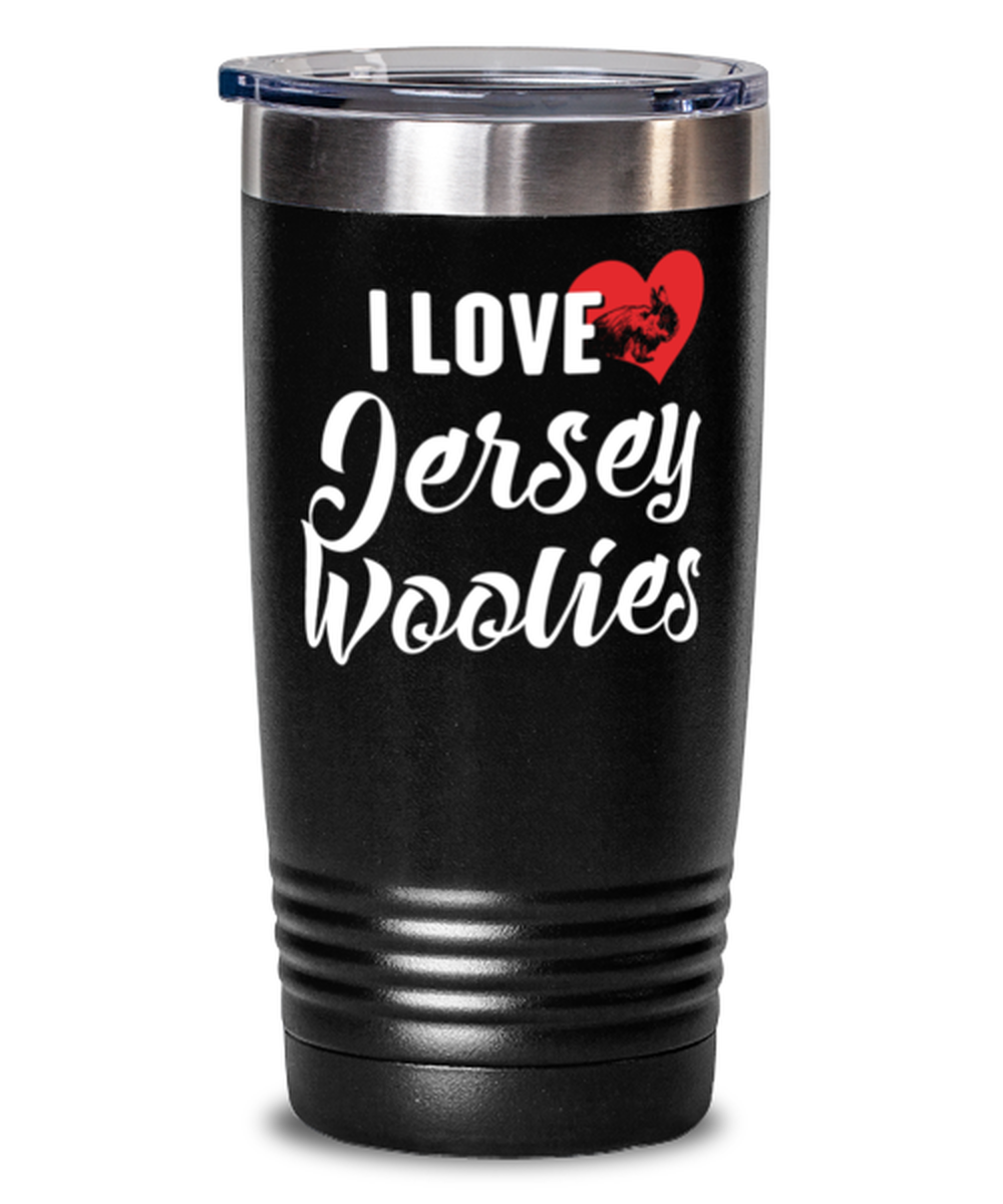 Jersey Woolies Rabbit Gift for Rabbit Lovers - Jersey Woolies Tumbler Present Travel Mug 20oz Stainl