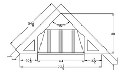 Heatmaster Vent Free Firebox Regular 42 inch with Brick Liner HVF42 Guideline Dimension for Corner Application HVF-42 Flame Authority