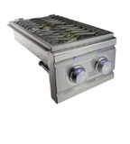 RCS Cutlass Pro Series 30" Built-in Grill RON30A Cutlass Pro Series 2-Burner Slide-In Double Side Burner with LED Lights
