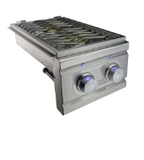 RCS Cutlass Pro Series 30" Freestanding Grill RON30A CK Cutlass Pro Series 2-Burner Slide-In Double Side Burner with LED Lights