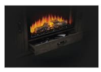 Napoleon The Charlotte Electric Fireplace Media Console NEFP30-3820AW Electronic Media Compartment