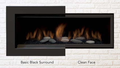 Comparison of a Black Surround and a Clean Face