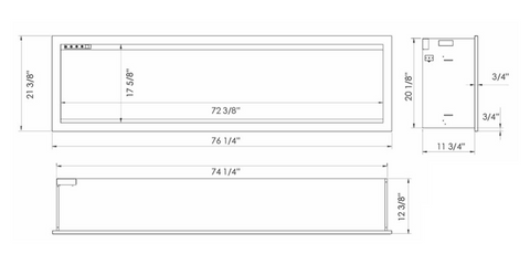 SYM-70-XT-BESPOKE Dimensions