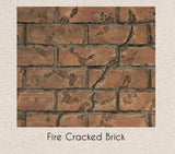 Fire Cracked Brick Walls, Ceiling and Floor