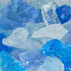 Light Blue Broken Fire Glass