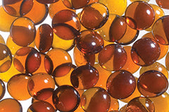 Glass Beads Amber