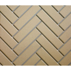 Herringbone Molded Brick Panels