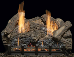 24" Highland Oak Gas Log Set - HO24-R and 30" Highland Oak Gas Log Set - HO30-R- Flame Authority