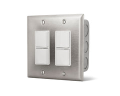 In Wall Duplex / Stack Switches for Indoor or Protected Outdoor Areas