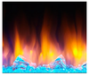 SimpliFire Allusion 40" Electric Fireplace SF-ALL40-BK | Flame Authority - Trusted Dealer