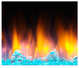 SimpliFire Allusion Platinum 72" Electric Fireplace SF-ALLP72-BK | Flame Authority - Trusted Dealer