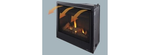 Meridian Customizable Platinum Series Majestic 42 Direct Vent Gas  Fireplace MERIDPLA42