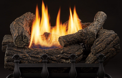 24" Mountain Cedar Gas Log Set - PH24R and 30" Mountain Cedar Gas Log Set - PH30R- Flame Authority