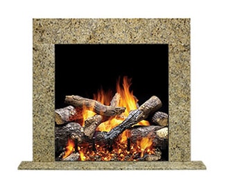 Fireplace Trends: Majestic New Venetian Granite Set 2 - 51" Single Pack MBOGMS2PK1