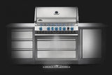 Napoleon Prestige PRO™ 500 RB Built-In Propane Gas Grill w/ Infrared Rear Burner BIPRO500RBPSS-3 PROXIMITY LIGHTING DISPLAY (STEP INTO THE SPOTLIGHT)