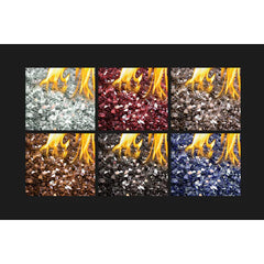 GLASS MEDIA IS AVAILABLE IN SIX COLORS Napoleon 48" Linear Patioflame Fire Pit Burner Systems GPFL48