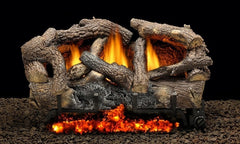 Heatmaster HMVF IPI 30-inch Vent-Free Burner HMVF-IPI-ECO-30/36 30" Select Oak Logs Only SLO-30 Flame Authority