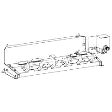 Vented Millivolt with On/Off Switch 24" Slope Glaze Burner - VSR24