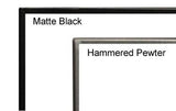 Trim Kit, Beveled, Adjustable, 1-in., Matte Black Trim Kit, Beveled, Adjustable, 1-in., Hammered Pewter