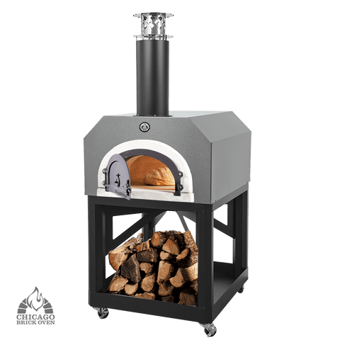 WPPO Pizza Oven Brush With Scraper and Wooden Handle [WKBA-47W]