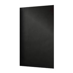 Black Reflective Fireplace Floor Panel