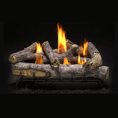 Heatmaster HM2 Millivolt 24-inch Vent-Free Burner HM2MIL24 24" Cape Fear Oak Vent Free Logs Only CF024 Flame Authority