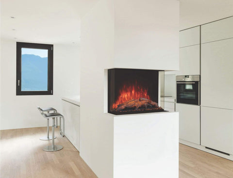 Fireplace Trends: Modern Flames Sedona Pro Multi Series 3-Sided Electric Fireplaces