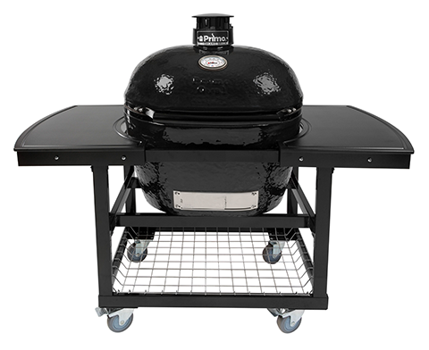 Primo Ceramic Grills: Primo All-In-One Oval XL 400 Ceramic Charcoal Grill PGCXLC | Flame Authority - Trusted Dealer