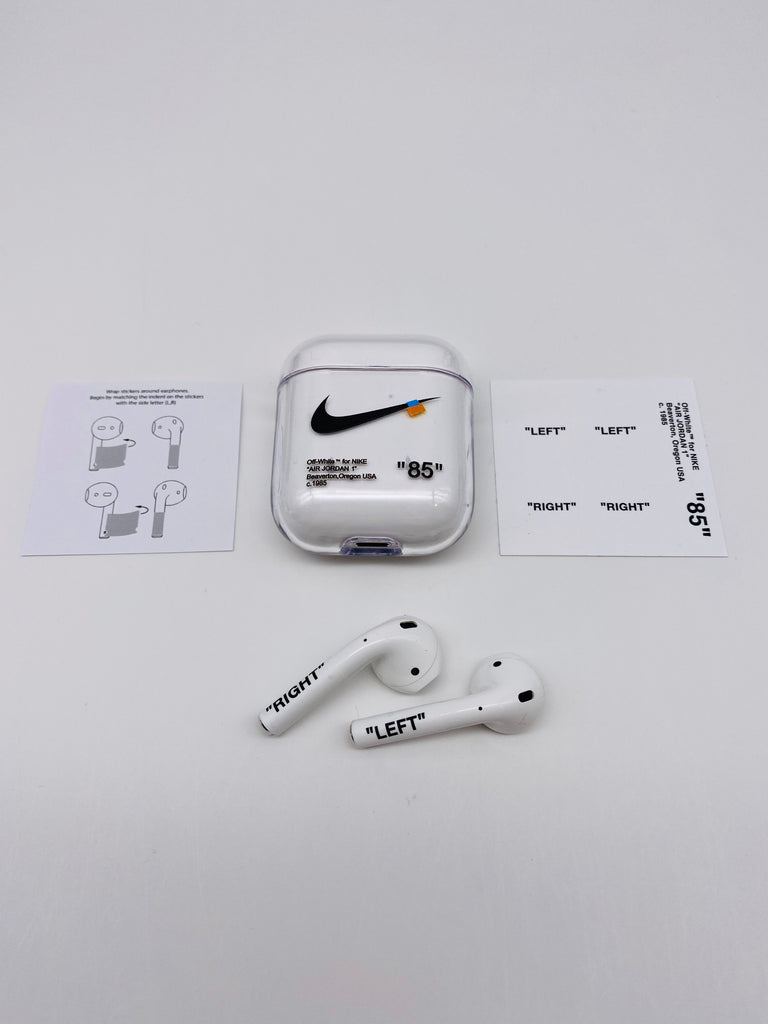 cover airpods off white nike